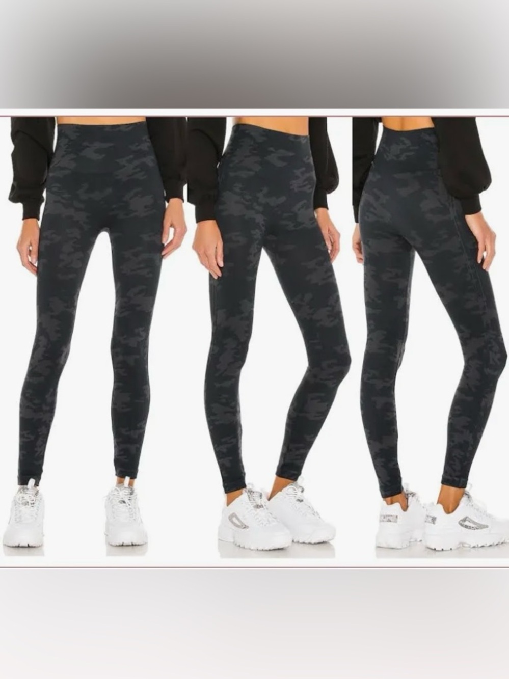 SPANX Look At Me Now Black Leggings